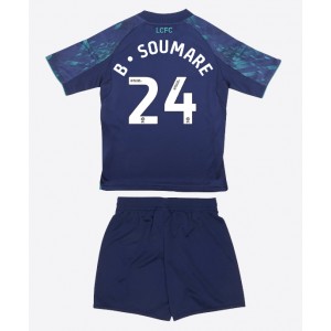 Fotbalové Dres Leicester City Boubakary Soumare #24 Dětské Venkovní Oblečení 2025-26 Krátký Rukáv (+ trenýrky)